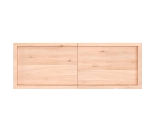 Tablero de mesa madera maciza roble sin tratar 140x50x(2-4) cm