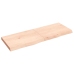 Tablero de mesa madera maciza roble sin tratar 140x50x(2-6) cm