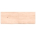 Tablero de mesa madera maciza roble sin tratar 140x50x(2-6) cm