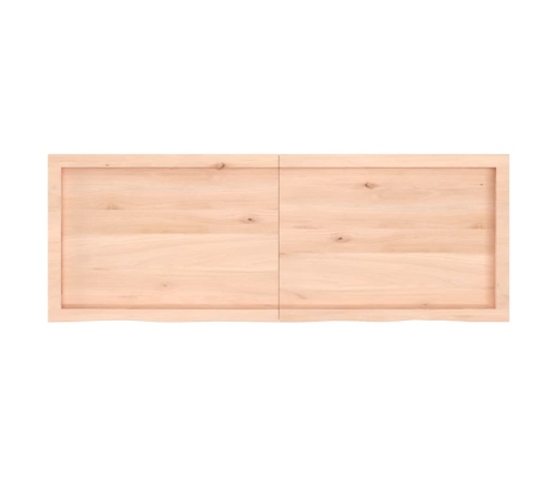 Tablero de mesa madera maciza roble sin tratar 140x50x(2-6) cm