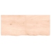 Tablero de mesa madera maciza roble sin tratar 140x60x(2-6) cm