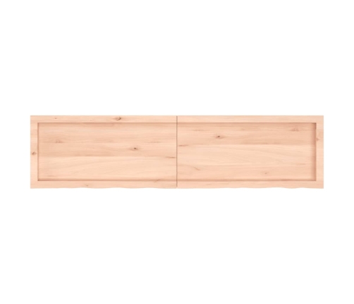 Tablero de mesa madera maciza roble sin tratar 160x40x(2-4) cm