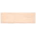 Tablero de mesa madera maciza roble sin tratar 160x50x(2-4) cm