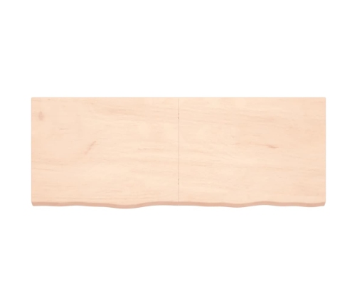 Tablero de mesa madera maciza roble sin tratar 160x60x(2-6) cm