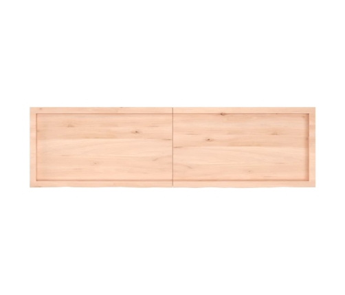 Tablero de mesa madera maciza roble sin tratar 180x50x(2-4) cm