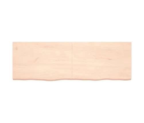 Tablero de mesa madera maciza roble sin tratar 180x60x(2-6) cm