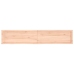 Tablero de mesa madera maciza roble sin tratar 200x40x(2-4) cm