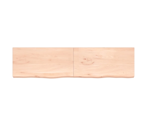 Tablero de mesa madera maciza roble sin tratar 200x50x(2-6) cm