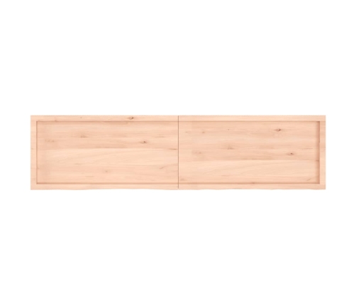 Tablero de mesa madera maciza roble sin tratar 200x50x(2-6) cm