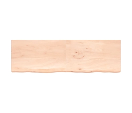 Tablero de mesa madera maciza roble sin tratar 200x60x(2-4) cm