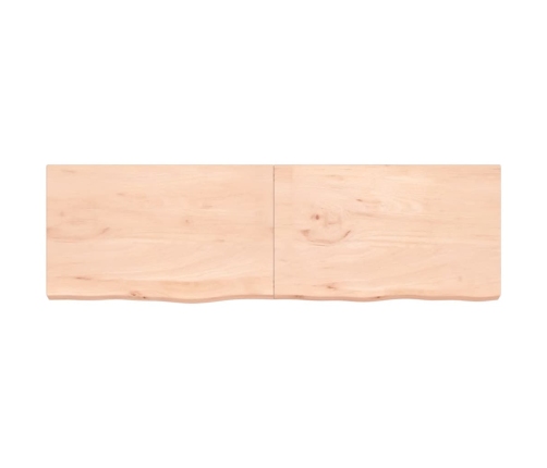 Tablero de mesa madera maciza roble sin tratar 200x60x(2-6) cm