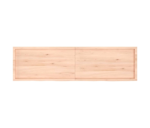 Tablero de mesa madera maciza roble sin tratar 220x60x(2-4) cm