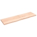 Tablero de mesa madera maciza roble sin tratar 220x60x(2-6) cm