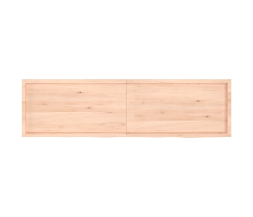 Tablero de mesa madera maciza roble sin tratar 220x60x(2-6) cm