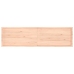 Tablero de mesa madera maciza roble sin tratar 220x60x(2-6) cm