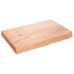 Tablero mesa madera roble tratada marrón claro 60x40x(2-6) cm