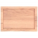 Tablero mesa madera roble tratada marrón claro 60x40x(2-6) cm