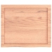 Tablero mesa madera roble tratada marrón claro 60x50x(2-4) cm