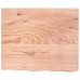 Tablero mesa madera roble tratada marrón claro 60x50x(2-6) cm