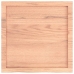 Tablero mesa madera roble tratada marrón claro 60x60x(2-4) cm