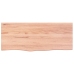 Tablero mesa madera roble tratada marrón claro 100x40x(2-4) cm