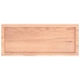 Tablero mesa madera roble tratada marrón claro 100x40x(2-6) cm