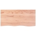 Tablero mesa madera roble tratada marrón claro 100x50x(2-4) cm