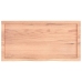 Tablero mesa madera roble tratada marrón claro 100x50x(2-4) cm