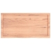 Tablero mesa madera roble tratada marrón claro 100x50x(2-6) cm