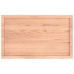 Tablero mesa madera roble tratada marrón claro 100x60x(2-6) cm