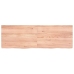 Tablero mesa madera roble tratada marrón claro 120x40x(2-4) cm