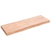 Tablero mesa madera roble tratada marrón claro 120x40x(2-6) cm