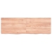 Tablero mesa madera roble tratada marrón claro 120x40x(2-6) cm