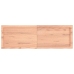 Tablero mesa madera roble tratada marrón claro 120x40x(2-6) cm