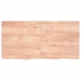 Tablero mesa madera roble tratada marrón claro 120x60x(2-4) cm