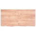 Tablero mesa madera roble tratada marrón claro 120x60x(2-6) cm