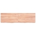 Tablero mesa madera roble tratada marrón claro 140x40x(2-6) cm