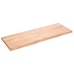 Tablero mesa madera roble tratada marrón claro 140x50x(2-4) cm