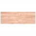 Tablero mesa madera roble tratada marrón claro 140x50x(2-4) cm