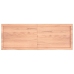 Tablero mesa madera roble tratada marrón claro 140x50x(2-4) cm