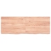 Tablero mesa madera roble tratada marrón claro 140x50x(2-6) cm