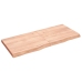 Tablero mesa madera roble tratada marrón claro 140x60x(2-6) cm