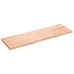 Tablero mesa madera roble tratada marrón claro 160x50x(2-4) cm