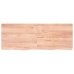 Tablero mesa madera roble tratada marrón claro 160x60x(2-6) cm