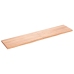 Tablero mesa madera roble tratada marrón claro 180x40x(2-4) cm