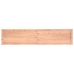 Tablero mesa madera roble tratada marrón claro 180x40x(2-6) cm