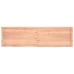 Tablero mesa madera roble tratada marrón claro 180x50x(2-6) cm