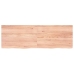 Tablero mesa madera roble tratada marrón claro 180x60x(2-4) cm