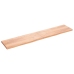 Tablero mesa madera roble tratada marrón claro 200x40x(2-4) cm