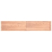 Tablero mesa madera roble tratada marrón claro 200x40x(2-6) cm